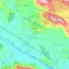Mapa topográfico Anagni, altitud, relieve
