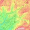 Mapa topográfico Wangen im Allgäu, altitud, relieve
