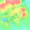 Mapa topográfico Sierras Bayas, altitud, relieve