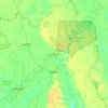 Mapa topográfico মধুপুর উপজেলা, altitud, relieve