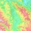 Mapa topográfico Río Ene, altitud, relieve