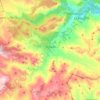 Mapa topográfico Montán, altitud, relieve