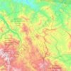 Mapa topográfico Yambrasbamba, altitud, relieve