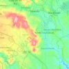 Mapa topográfico Tetecala, altitud, relieve