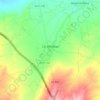 Mapa topográfico Las Berlanas, altitud, relieve