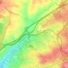 Mapa topográfico Mirasierra, altitud, relieve