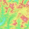 Mapa topográfico Erro, altitud, relieve