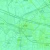 Mapa topográfico 安亭镇, altitud, relieve