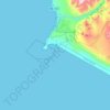 Mapa topográfico Ilo, altitud, relieve