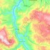 Mapa topográfico Levanto, altitud, relieve
