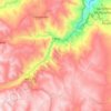 Mapa topográfico Palca, altitud, relieve