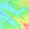 Mapa topográfico Consota, altitud, relieve
