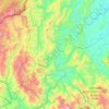 Mapa topográfico Imaza, altitud, relieve