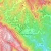 Mapa topográfico les Planes d'Hostoles, altitud, relieve