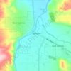 Mapa topográfico Salmon, altitud, relieve