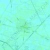 Mapa topográfico Cholul, altitud, relieve