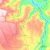 Mapa topográfico Lámud, altitud, relieve