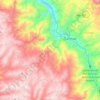 Mapa topográfico Shupluy, altitud, relieve