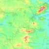 Mapa topográfico Florida, altitud, relieve
