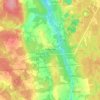 Mapa topográfico городское поселение Доброград, altitud, relieve