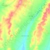Mapa topográfico Fresno de Torote, altitud, relieve