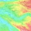 Mapa topográfico Andalucia, altitud, relieve