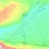 Mapa topográfico Karamay, altitud, relieve