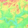 Mapa topográfico 72430, altitud, relieve