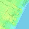 Mapa topográfico Mar de las Pampas, altitud, relieve