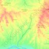 Mapa topográfico Parroquia Ipire, altitud, relieve