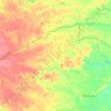 Mapa topográfico Rumipamba, altitud, relieve