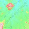 Mapa topográfico Sobral, altitud, relieve