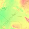 Mapa topográfico Provincia de Kyzylorda, altitud, relieve
