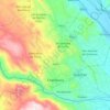 Mapa topográfico Chambara, altitud, relieve