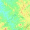Mapa topográfico Esmeraldas, altitud, relieve