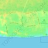 Mapa topográfico Pehuencó, altitud, relieve