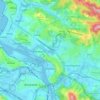 Mapa topográfico Erandio, altitud, relieve