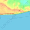 Mapa topográfico Área Natural Protegida Punta Bermeja - La Lobería, altitud, relieve