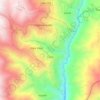 Mapa topográfico Llipa, altitud, relieve