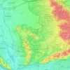 Mapa topográfico Ede, altitud, relieve
