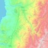 Mapa topográfico Tierra Amarilla, altitud, relieve