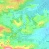 Mapa topográfico Adsubia, altitud, relieve