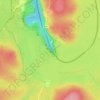 Mapa topográfico Garganta del Diablo, altitud, relieve