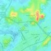 Mapa topográfico Laguna Lo Méndez, altitud, relieve