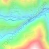 Mapa topográfico Puente Villa, altitud, relieve