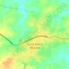 Mapa topográfico Santa María de Ipire, altitud, relieve
