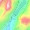 Mapa topográfico Represa Incachaca, altitud, relieve