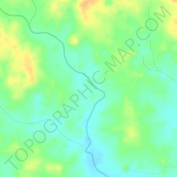 Mapa topográfico Rio Castro, altitud, relieve
