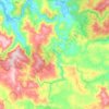 Mapa topográfico Río Futa, altitud, relieve