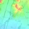 Mapa topográfico Sa Coma, altitud, relieve